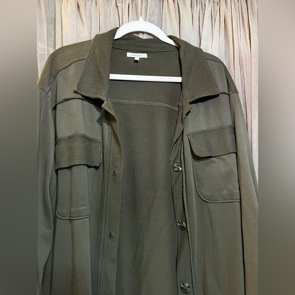 green jacket